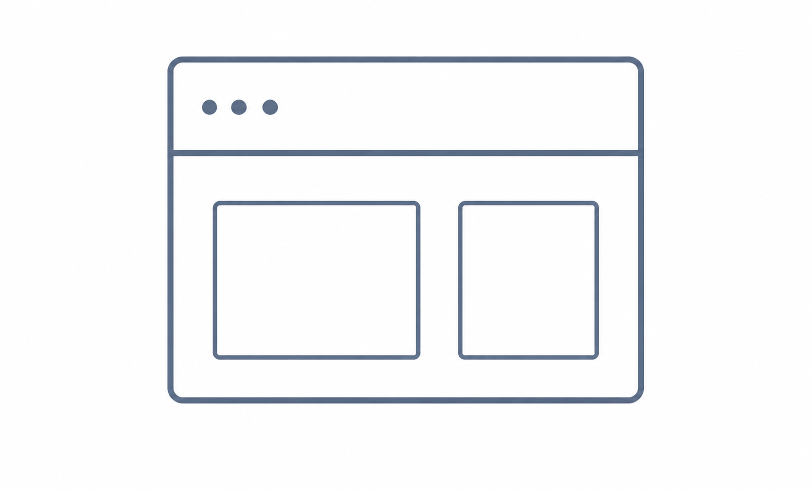 Responsive website layout